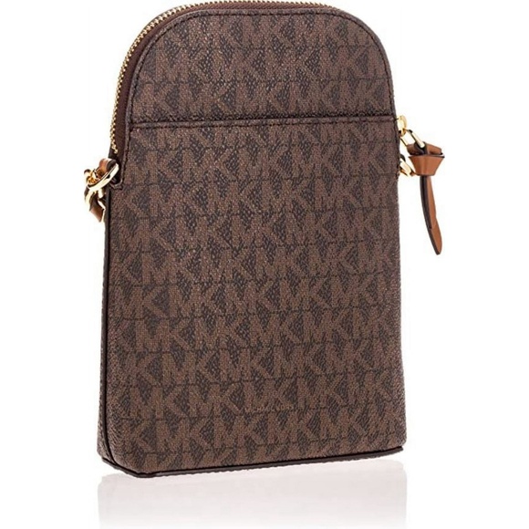 NEW! MICHAEL Michael Kors Jet Set Charm Chain Leather Phone Crossbody - Picture 3 of 3